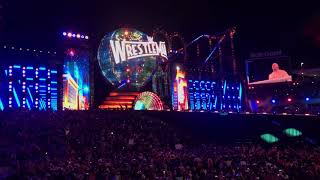 WRESTLEMANIA 33 Brock Lesnar and Goldberg Entrance live reaction