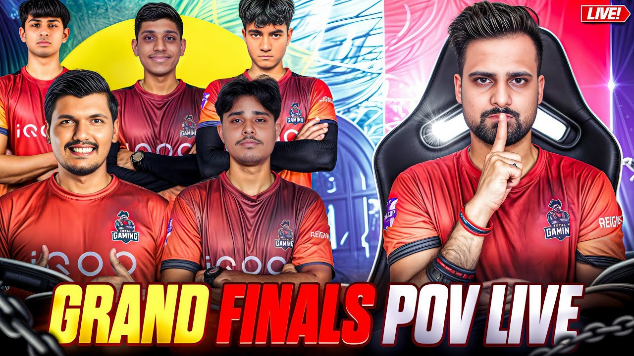 TOURNAMENT GRAND FINALS DAY 2 POV LIVE! WITH TOTAL GAMING ESPORTS | #totalgaming #freefire
