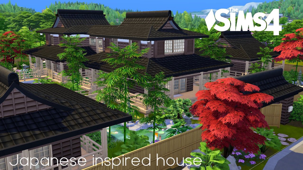 THE SIMS 4 /Japanese Inspired House / NO CC / Stop motion - YouTube