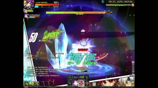 [Elsword KR] Beating 4-X boss with Hyper Active! (Elemental Master, DImension Witch)