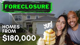 Touring 3 Mind-Blowing Bank Owned Homes For Sale in Florida! & Eating The Worlds Fluffiest Pancakes!