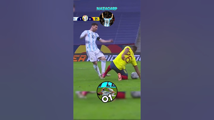 How many fouls did Colombia make against Messi in the 2021 Copa America semifinal?