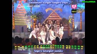 SNSD - Beginning [Live] (indo sub)