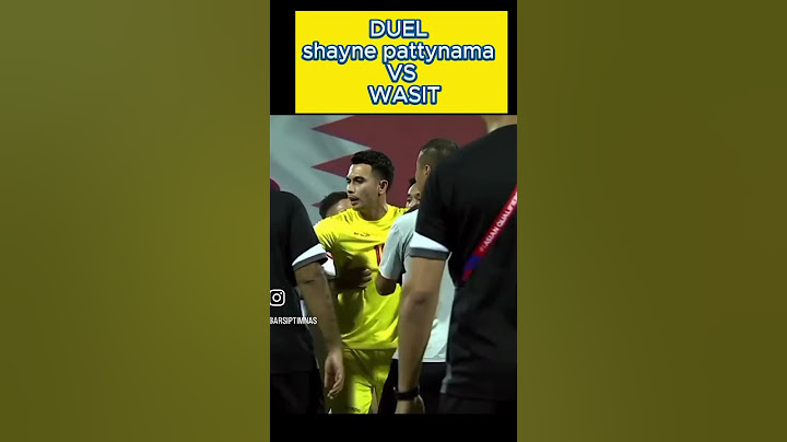 MOMEN SHAYNE PATTYNAMA MARAH KEPADA WASIT ASAL OMAN!!!