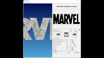 Lithophane Maker Silhouette #3dprinting #present #3dprinted
