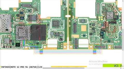 INFINIX Note 12 PRO 5G X671B LCD Black No Lcd Grapic Problem Hardware Solution