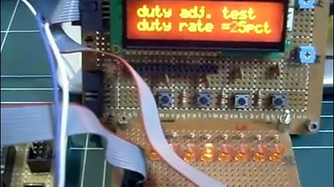 ATmega128 개발 시리즈,실험205 PWM파형으로LED구동