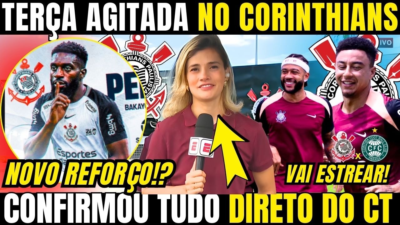 LILLY NASCIMENTO CONFIRMOU AS NOVIDADES DO CORINTHIANS DIRETO DO PARQUE SÃO JORGE! ANIMOU A FIEL
