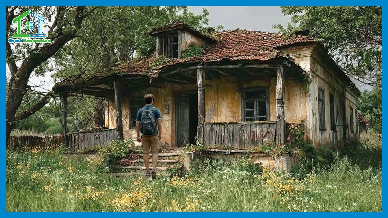 Гений покупает заброшенный дом в горах, приводит его в порядок и превращает в рай