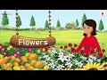 Flowers - Rhymes for Kids | Junior KG Rhymes | Periwinkle