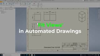 Fit Views in iLogic Drawing (Autodesk Inventor)