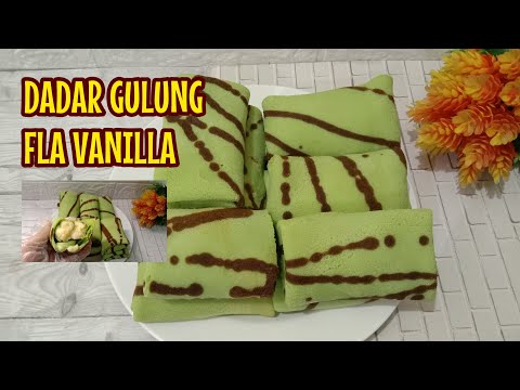 Masakan FAVORIT ANAK !! RESEP DADAR GULUNG ISI VLA VANILA Yang Luar Biasa