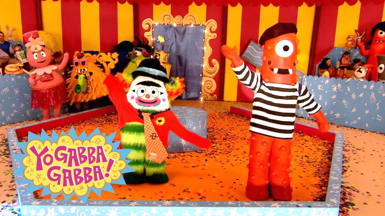 Circus  Fun  Double Episode  Yo Gabba Gabba Ep 307  103  Full Episodes  Show for Kids