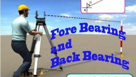 Fore Bearing and Back Bearing || surveying || BLUB ||  bearing formula ||  surveying problem ||