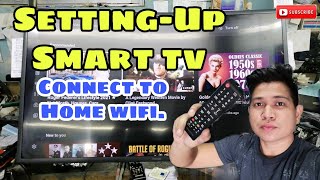 Panu i connect ang Smart tv sa wifi /Tagalog