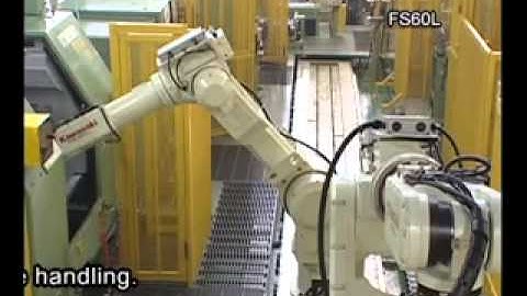 Machine Tending Crankshafts w  Vision - Kawasaki Robotics