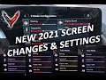2021 C8 CORVETTE CHANGES WITH NEW SCREENS & SETTINGS