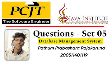 Create a database and insert data using the Insert Query Statements using HeidySQL | Question set 05