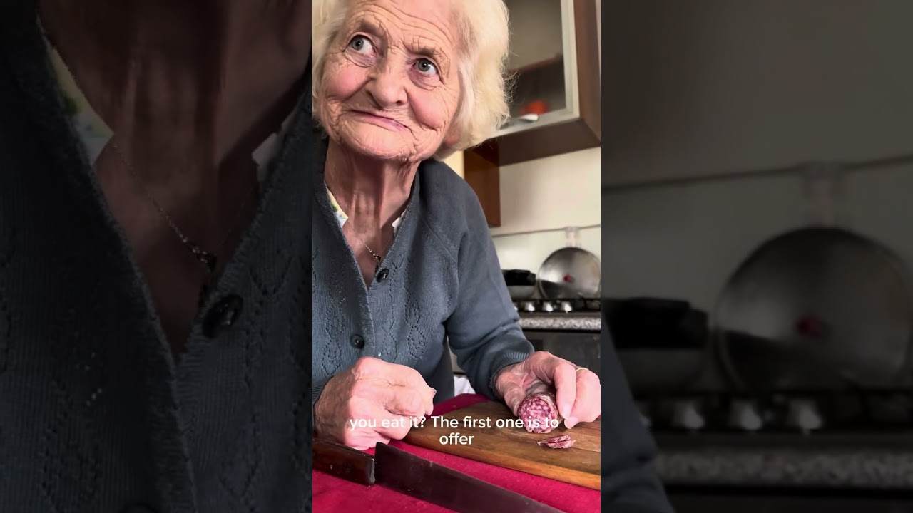 L’ora della merenda, un bel salamino