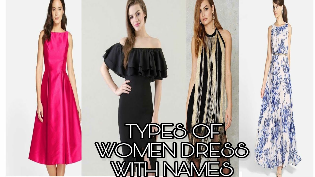 different western dress and their namesmodern dress oufit for women