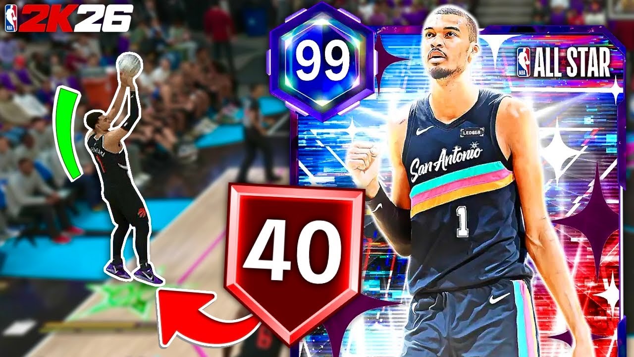 Я использовал *40 ЛЕГЕНДАРНЫХ ЗНАЧКОВ* в игре за Виктора Вембаньяму в режиме «Темная материя»! 👽