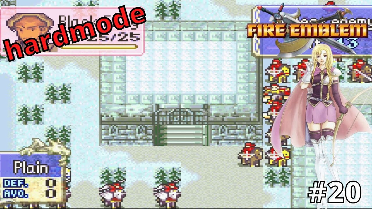 LONGEST MAP EVER | Let's play fire emblem 7 Hector hardmode | Part 20 Chapter 27