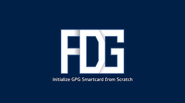 Initialize GPG Smartcard from scratch