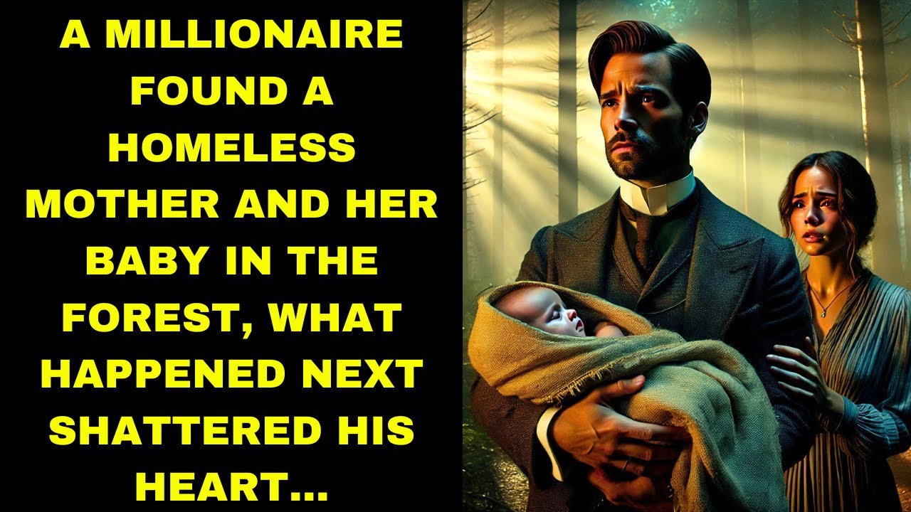 A MILLIONAIRE Found a Homeless Mother and Her Baby in the Forest, What ...