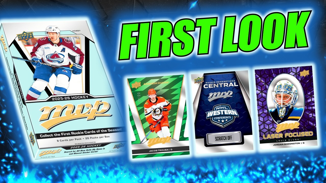 FIRST LOOK: 2025-26 MVP Hockey Cards! New Rookies, New Inserts, Watch Before You Rip!