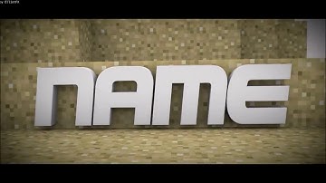 FREE BLENDER Intro Template: Minecraft Blender Intro Template #480 + Tutorial