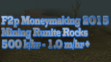 Runescape F2p Monemaking Guide 2015 Part 15: Mining Runite Ores
