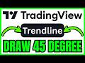 How To DRAW 45 Degree Trendline In TradingView (QUICK & EASY) 2026