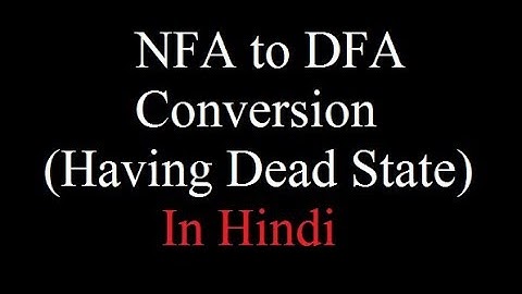 Examples of NFA to DFA Conversion in Hindi |#2| TOC | Automata | By- Harendra Sharma