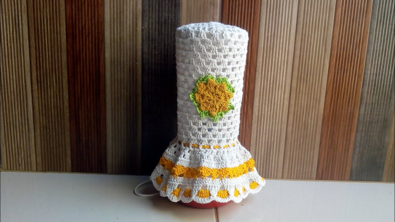 capa de liquidificador esmeralda #tapetedecroche