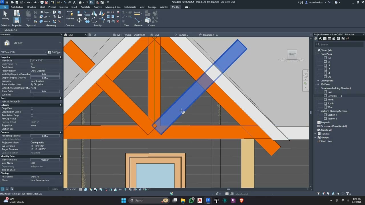 Gable Roof Porch Framing