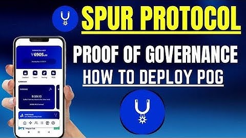 How to deploy the SPUR PROTOCOL POG badge: be a POG badge holder for more benefits 
