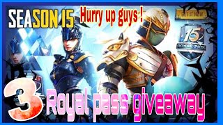 PUBG MOBILE SEASON 15 ROYAL PASS GIVEAWAY/ 600 UC screenshot 3