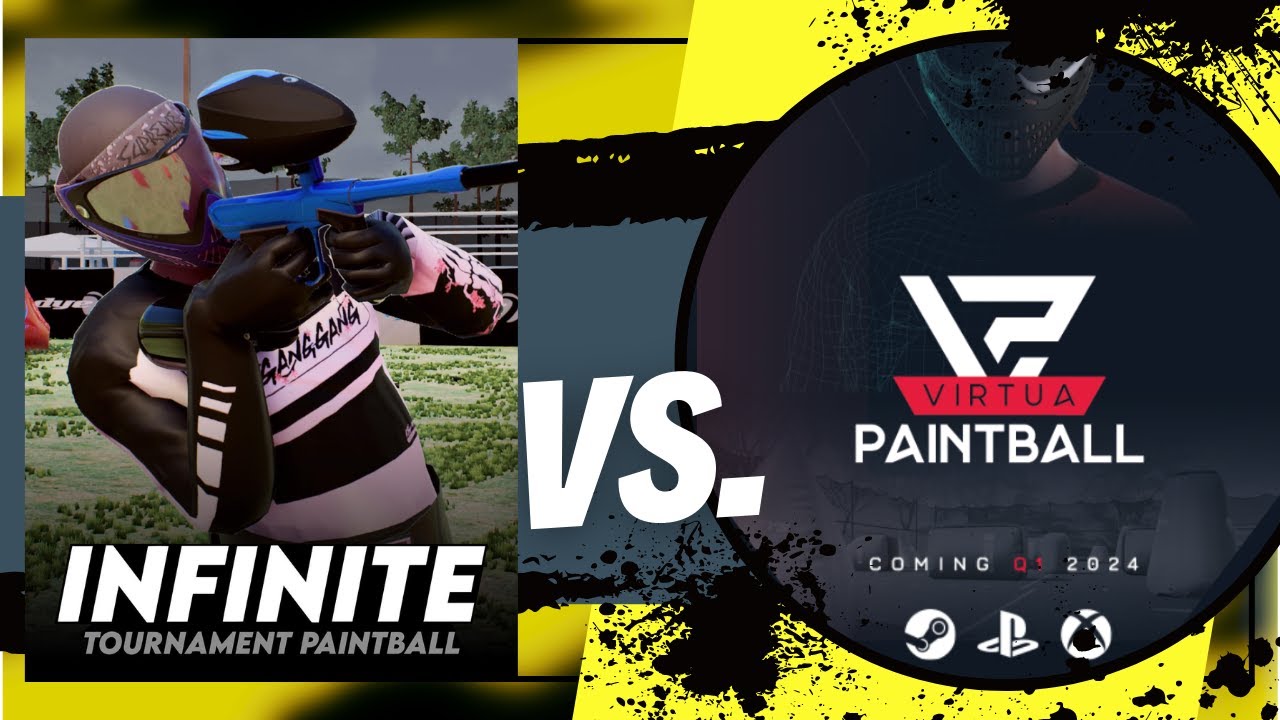 NEW PAINTBALL VIDEO GAME CONTROVERSY EXPOSED (INFINITE vs. VIRTUA) Pt