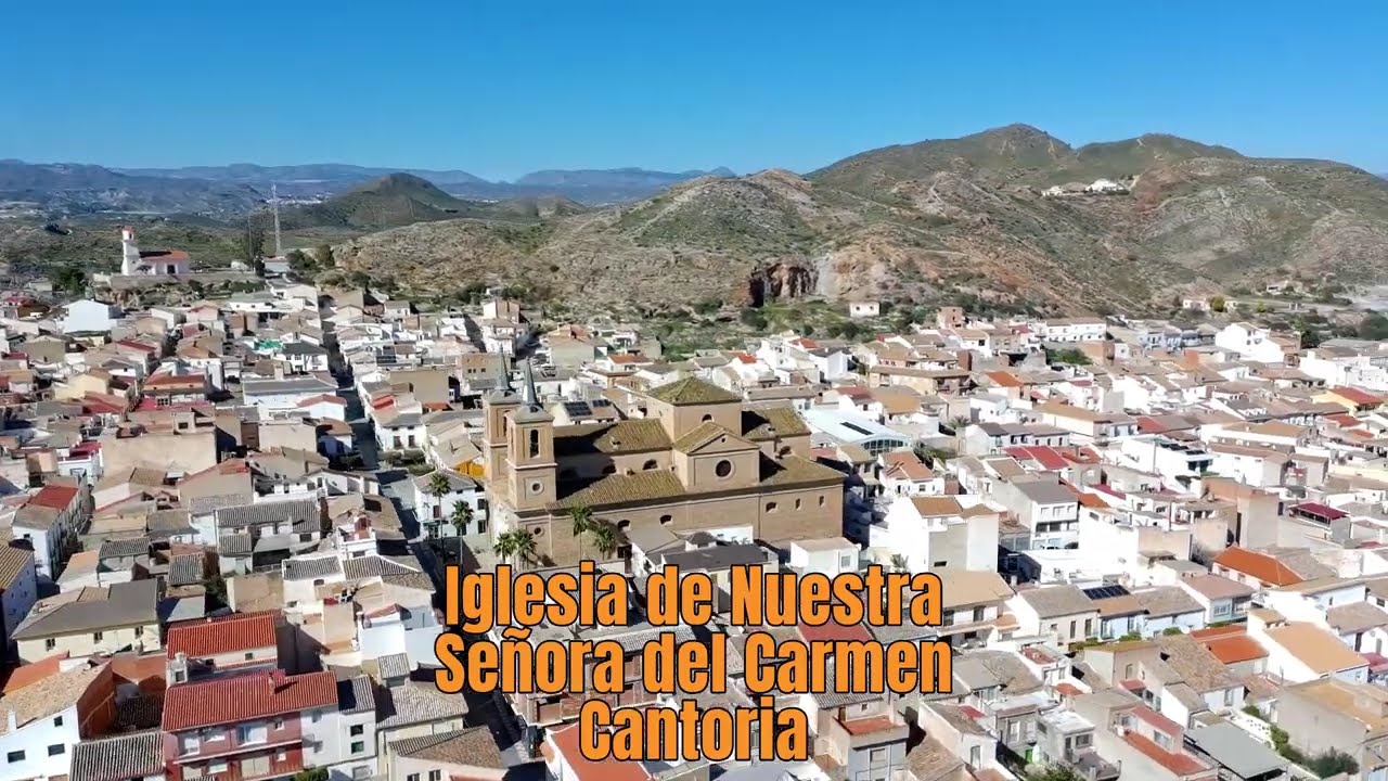 Iglesia de Nuestra Señora del Carmen #Cantoria #Almería #Drone #Spain #España
