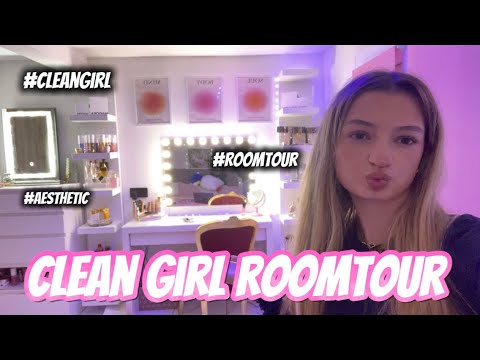 Meine Clean girl Roomtour | aesthetic room 🎀✨