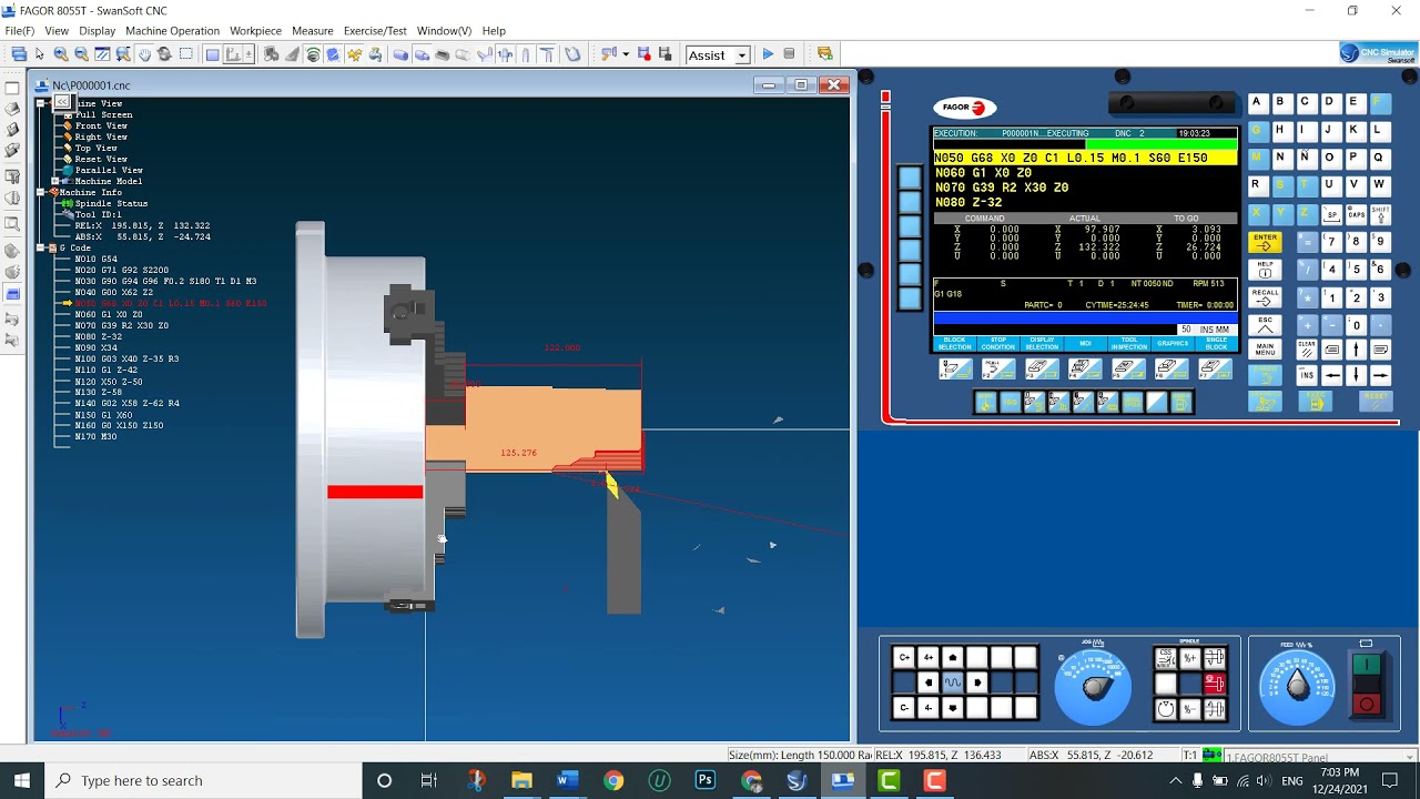 FAGOR 8055T PROFILE A With G68 YouTube fagor-8055t-profile-a-with-g68-youtube