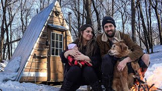 Off Grid Tiny Cabin | Easter with our Newborn Baby