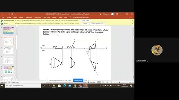 Solidworks Engineering Graphics . Projection of Planes. Equilateral Triangle