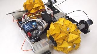 THE DEFORMABLE WHEEL ROBOT USING MAGIC-BALL ORIGAMI STRUCTURE screenshot 4