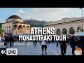 Athens, Greece 🇬🇷 - Monastiraki Walking Tour [4K]