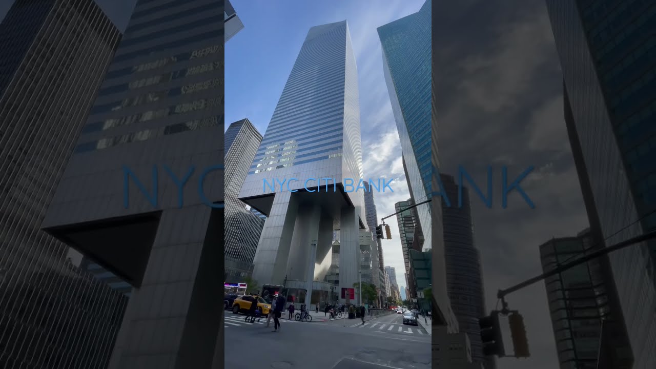 NEW YORK CITY, CITI BANK BUILDING, East 53rd Street & Lexington Ave. Monday October 10, 2022 11:00AM