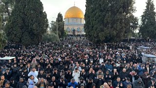 Morning prayers at Jerusalem's Al-Aqsa to mark Eid al-Fitr | AFP