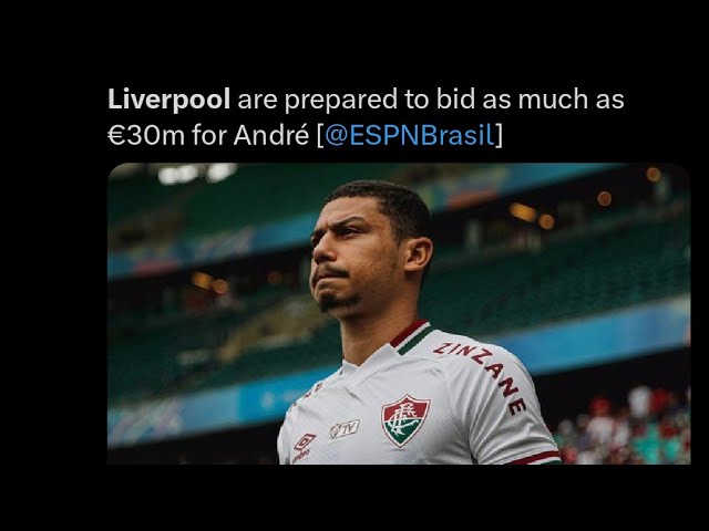 Watch LFC on X: “Liverpool are preparing to send in a bid for