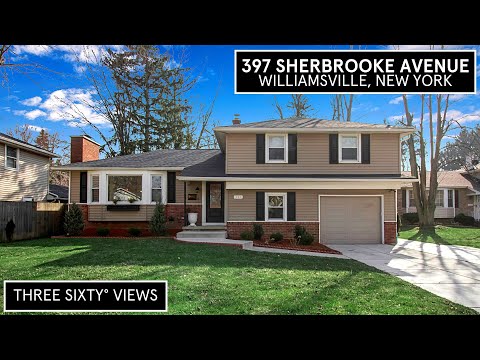 397 Sherbrooke Ave, Williamsville, NY home video tour