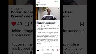 #DorianJohnson #MichaelBrown #Ferguson